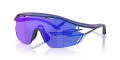 EA7 Q74002 Matte Iridiscent Blue/Dark Blue Mirror Violet (6291B2) Sunglasses - Color Image