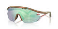 EA7 Q74002 Matte Iridiscent Red/Pink Mirror Blue (6290MA) Sunglasses - Color Image