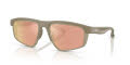 EA7 Q74003 Matte Dark Sand/Brown Mirror Rose Gold (62967J) Sunglasses - Color Image