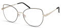 ECO Nova Black Gold Eyeglasses - Color Image