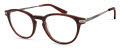 ED Ellen Degeneres O-08 Dark Burgundy (DBURG) Eyeglasses - Color Image