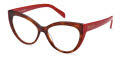 Emilio Pucci EP5215 Shiny Medium Havana (056) Eyeglasses - Color Image