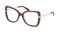 Guess GU50245 Shiny Dark Brown (048) Eyeglasses - Color Image