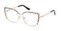 Guess GU50249 Shiny Rose Gold (028) Eyeglasses - Color Image
