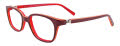 EasyClip EC430 No Clip-On Lens Burgundy & Yellow & Red (30) Eyeglasses - Color Image