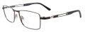 EasyClip EC638 Black & Steel (090) Eyeglasses - Color Image