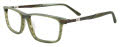 EasyClip EC648 With Magnetic Clip-On Lens Matt Marble Khaki / Khaki (060) Eyeglasses - Color Image