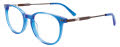 EasyClip EC667 No Clip On Lens Transparent Blue (050) Eyeglasses - Color Image