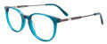 EasyClip EC667 No Clip On Lens Transparent Teal (060) Eyeglasses - Color Image
