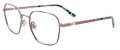 EasyClip EC668 No Clip On Lens Dusty Pink & Tortoise Blue (050) Eyeglasses - Color Image
