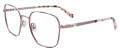 EasyClip EC668 No Clip On Lens Dusty Pink & Tortoise Pink (030) Eyeglasses - Color Image