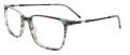 EasyClip EC678 With Magnetic Clip-On Lens Grey Marbled / Black (020) Eyeglasses - Color Image