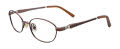EasyClip EC365 No Clip-On Lens Satin Brown (010) Eyeglasses - Color Image