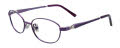 EasyClip EC365 No Clip-On Lens Satin Violet (080) Eyeglasses - Color Image