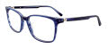 EasyClip EC564 With Magnetic Clip-On Lens Matte Dark Navy (050) Eyeglasses - Color Image