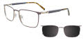 EasyClip EC641 with Magnetic Clip On Lens Steel (20) Eyeglasses - Color Image