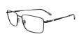 EasyClip EC672 with Magnetic Clip On Lens Satin Black (090) Eyeglasses - Color Image
