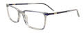 EasyClip EC695 with Magnetic Clip On Lens Slate Blue (050) Eyeglasses - Color Image