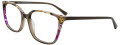 EasyClip EC706 with Magnetic Clip On Lens Grey & Tortoise / Grey (020) Eyeglasses - Color Image