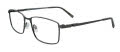 EasyClip EC713 With Magnetic Clip-On Lens Satin Steel (020) Eyeglasses - Color Image