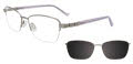 EasyClip EC724 with Magnetic Clip On Lens Steel (020) Eyeglasses - Color Image