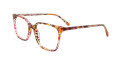 EasyClip EC737 with Magnetic Clip On Lens Pink & Peach & Khaki (030) Eyeglasses - Color Image