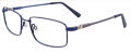 Easytwist ET972 No Clip-On Lens Matte Dark Blue (50) Eyeglasses - Color Image