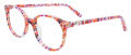 EasyClip EC537 No Clip-On Lens Red Multicolor (030) Eyeglasses - Color Image