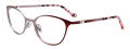 EasyClip EC548 No Clip-On Lens Matte Brown & Matte Silver (010) Eyeglasses - Color Image