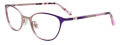 EasyClip EC548 No Clip-On Lens Matte Purple & Matte Light Lilac (080) Eyeglasses - Color Image