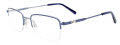 EasyClip EC593 With Magnetic Clip-On Lens Blue & Light Blue (050) Eyeglasses - Color Image