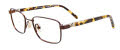 Easytwist Kids ET9002 Kids No Clip-On Lens Satin Dark Brown (010) Eyeglasses - Color Image