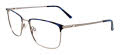 Easytwist ET998 No Clip-On Lens Demi Blue & Steel (050) Eyeglasses - Color Image
