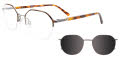 Easytwist N Clip CT278 With Magnetic Clip-On Lens Tortoise (010) Eyeglasses - Color Image