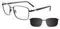 Easytwist N Clip CT286 with Magnetic Clip On Lens Black (090) Eyeglasses - Color Image