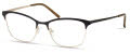 ECO Lila Black/Gold Eyeglasses - Color Image