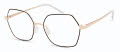 ECO Bonaire Black/Gold Eyeglasses - Color Image