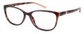 Elle EL 13404 Demi Brown (DB) Eyeglasses - Color Image