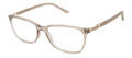 Elle EL 13409 Light Brown Eyeglasses - Color Image