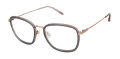 Elle EL 13470 Gray Eyeglasses - Color Image