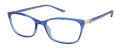 Elle EL 13498 Blue Eyeglasses - Color Image