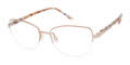 Elle EL 13507 Brown Eyeglasses - Color Image