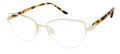 Elle EL 13507 Gold Eyeglasses - Color Image