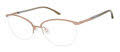 Elle EL 13502 Brown Eyeglasses - Color Image