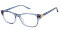 Elle EL 13559 Blue Eyeglasses - Color Image