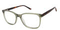 Elle EL 13562 Green Eyeglasses - Color Image