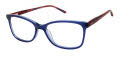 Elle EL 13563 Blue Eyeglasses - Color Image