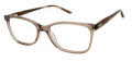 Elle EL 13563 Light Brown Eyeglasses - Color Image