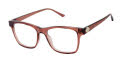 Elle EL 13570 Brown Eyeglasses - Color Image