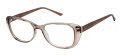 Elle EL 13571 Brown Eyeglasses - Color Image